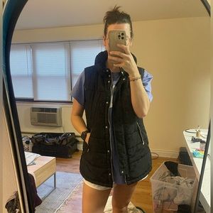 Black Puffer Vest